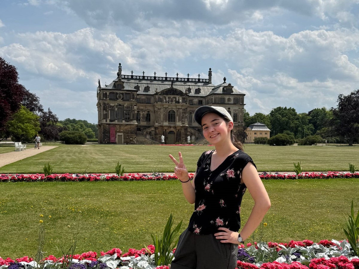 Natalie Bier on a German study abroad trip
