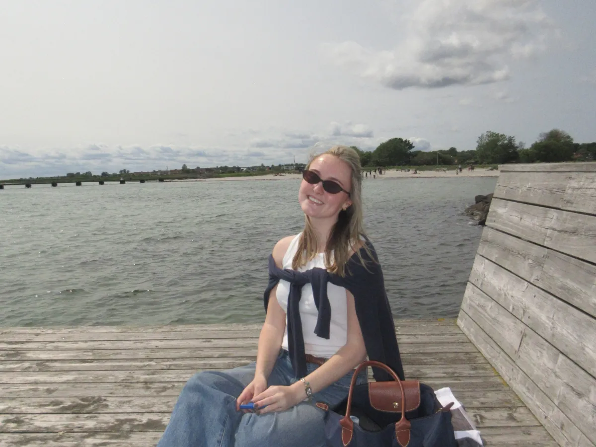 Cathrine Beamon in Denmark as a part of a study abroad program